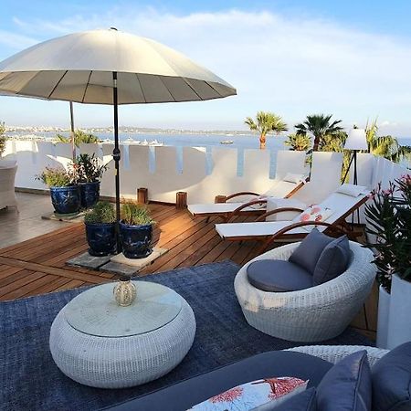 발로리스 Best Seaview Penthouse+77M2 Privat Roof Terrace Near Beach And Cannes 아파트 외부 사진